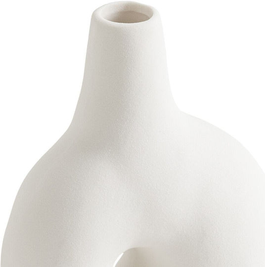 La Redoute Interieurs Vază Decorativă Ceramică Alb 12.2x13cm 1buc