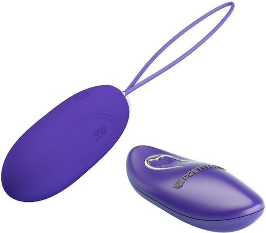 Pretty Love Jenny Youth Vibrator Egg cu Telecomandă 7cm Violet