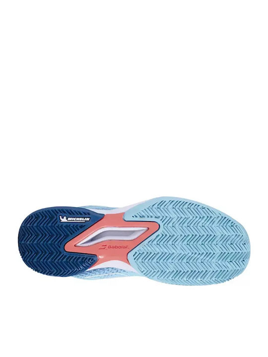Babolat Jet Mach 3 Clay Tennis Light Blue