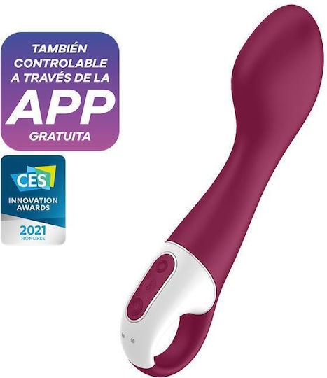 Satisfyer Hot Spot Vibrator G-Spot cu Telecomandă 21cm Roșu