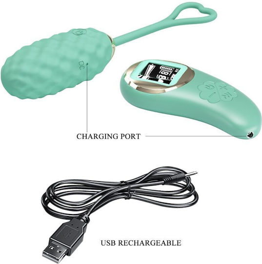 Pretty Love Functions Vibrator Ei mit Fernbedienung Grün