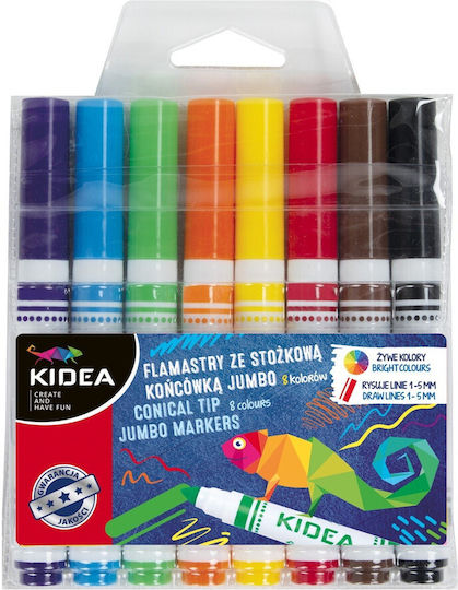 Derform Neon Zeichenmarker 1mm Dicke Dünne Set 8Stück