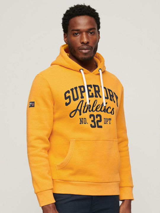 Superdry Hanorac pentru bărbați cu glugă Yellow (yellow)