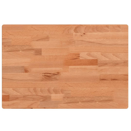 vidaXL Countertop without Sink L60xW40xH4cm Beech wood solid wood