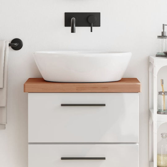 vidaXL Countertop without Sink L60xW40xH4cm Beech wood solid wood