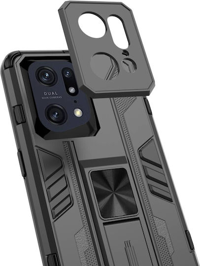 Erbord Back Cover Μεταλλικό Μαύρο (Oppo Find X5 Pro)