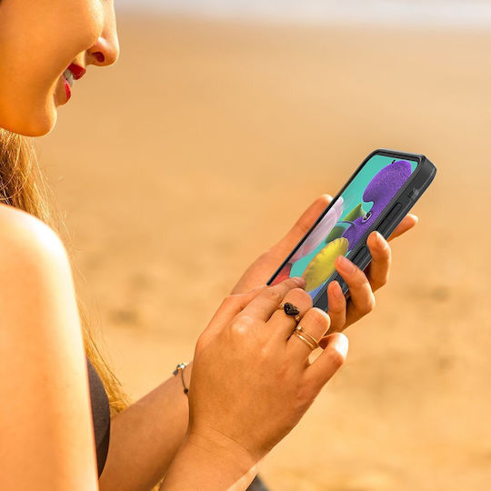 Redpepper Ip68 С пълно покритие (360°) 2мм Водоустойчив Черен (Galaxy A51)