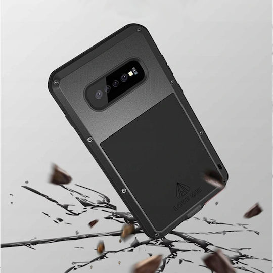 Love Mei Back Cover Μεταλλικό Μαύρο (Galaxy S10+)