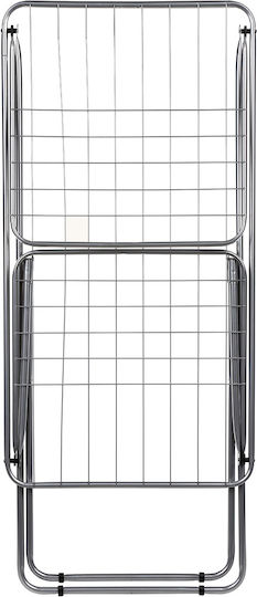 5Five Folding Floor Metallic Clothes Drying Rack with 18m Hanging Length