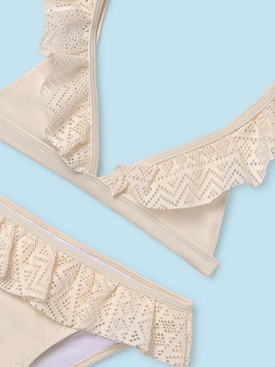 Mayoral Kinder Badeanzug Bikini Cream