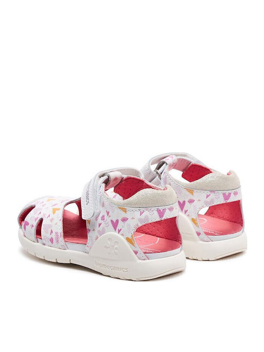 Sandale Tip Pantof Anatomice Albe