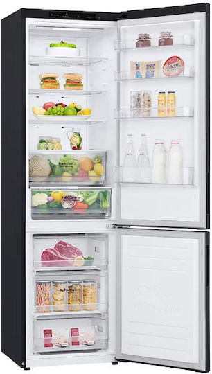 LG Kühl-Gefrierkombination 384Es Total NoFrost H203xB59.5xT67.5cm. Schwarz GBP62MCNBC