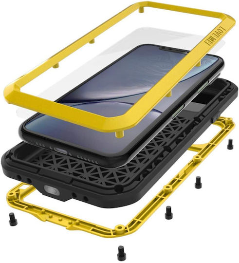 Love Mei Back Cover Μεταλλικό Κίτρινο (iPhone 11)