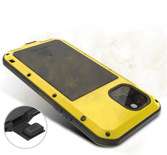 Love Mei Back Cover Μεταλλικό Κίτρινο (iPhone 11)