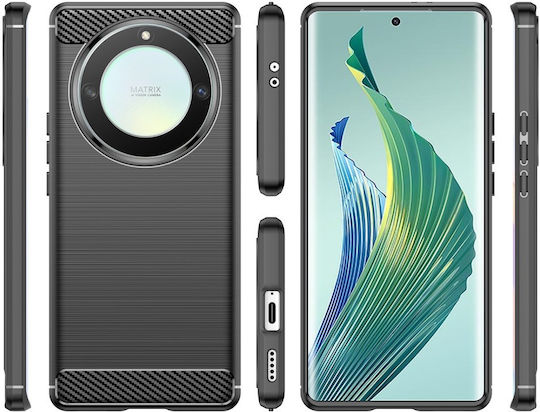Honor Back Cover Πλαστικό / Σιλικόνης Μαύρο (Honor Magic 5 Lite, Huawei)