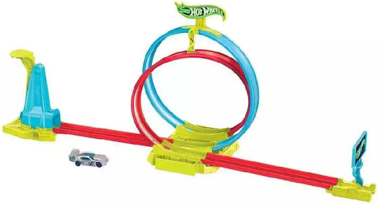 Toy Candle Neon Speeders Laser Stunt Slamway for 4+ Years Mattel