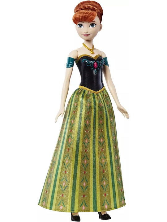 Плеймейт свещ Frozen Disney Frozen, Пееща кукла Anna на английски за 3+ години Години Mattel