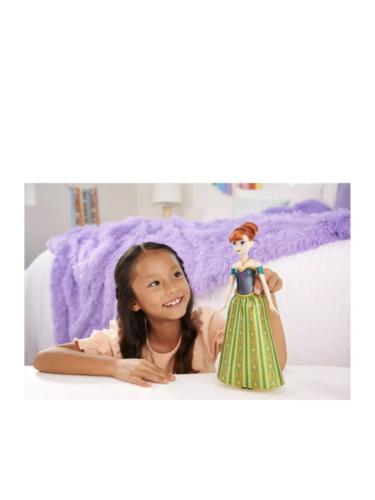 Плеймейт свещ Frozen Disney Frozen, Пееща кукла Anna на английски за 3+ години Години Mattel