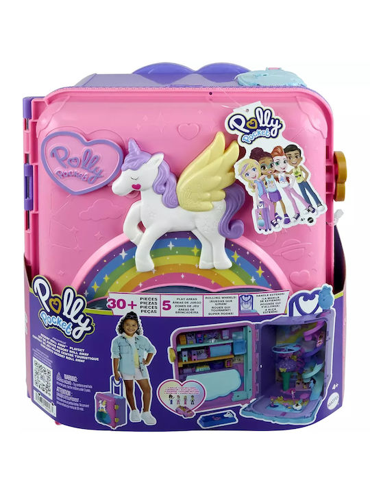 Easter Candle Polly Pocket Pollyville Suitcase Amusement Park Playset for 4+ Years Mattel