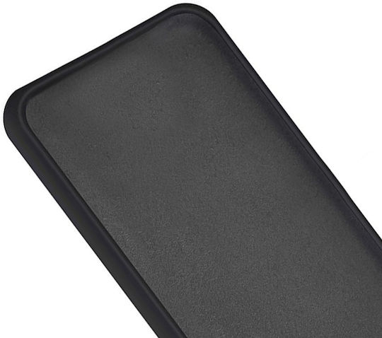 Erbord Umschlag Rückseite Silikon Schwarz (Edge 20 Lite)