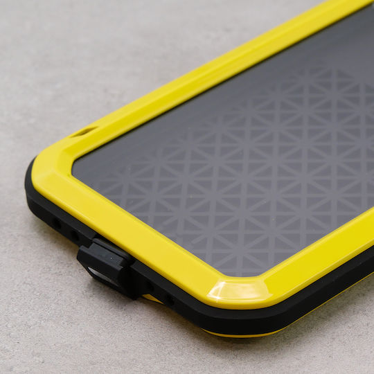 Love Mei Back Cover Μεταλλικό Κίτρινο (iPhone 12 / 12 Pro)