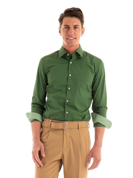 Hugo Boss Men's Shirt Long Sleeve Green