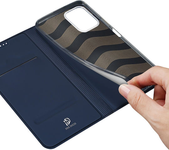 Dux Ducis Skinpro Buchen Sie Marineblau (Realme C33)