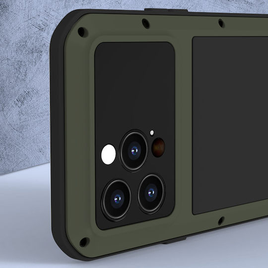Love Mei Back Cover Metalic Verde (iPhone 14 ProXiaomi 14 Pro)