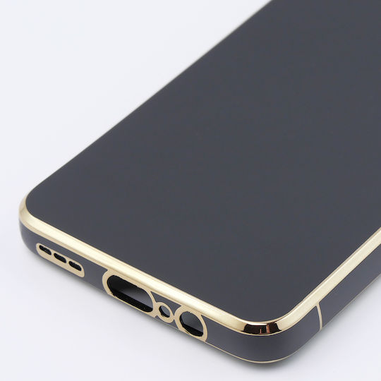 Motorola Glamour Camshield Umschlag Rückseite Metallisch Schwarz (Motorola Moto G54 5G)