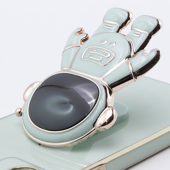 Motorola Astronaut Umschlag Rückseite Silikon Türkis (Motorola Moto G54 5G)