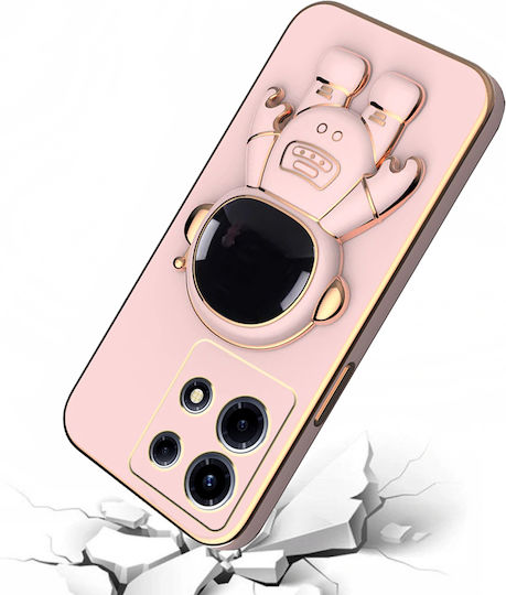 Infinix Back Cover Σιλικόνης Ροζ (Infinix Note 30 VIP, Astronaut)