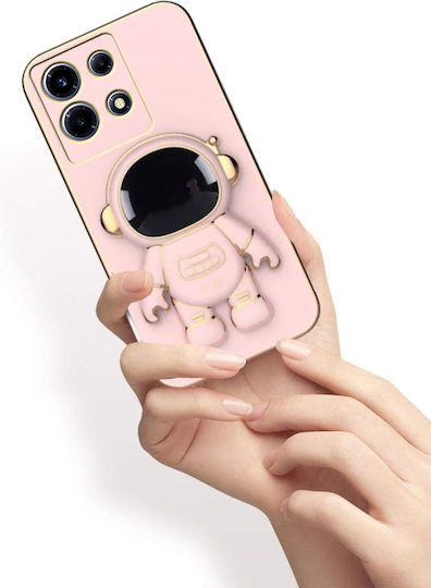 Infinix Back Cover Σιλικόνης Ροζ (Infinix Note 30 VIP, Astronaut)