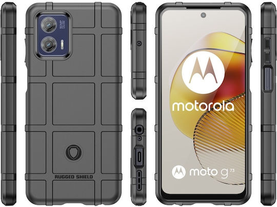 Shield Back Cover Silicon Negru (Moto G73)