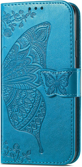 Infinix Buchen Sie Synthetisches Leder / Kunststoff / Silikon Blau (TCL 30 / 30+ / 30 5G)