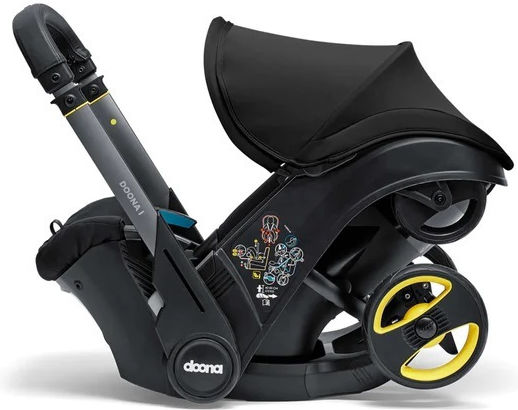 Doona Car Seat & Stroller Baby Car Seat i-Size with Isofix Nitro Black 0-13 kg