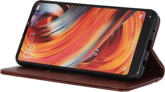 Samsung Wallet Piele / Silicon Maro (Samsung Galaxy A55 5G)