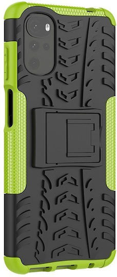 Erbord Задна корица Пластмаса / Силикон Зелен (Moto G22)