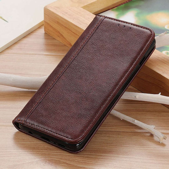 Samsung Wallet Piele / Silicon Maro (Samsung Galaxy A55 5G)