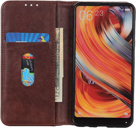 Samsung Wallet Piele / Silicon Maro (Samsung Galaxy A55 5G)