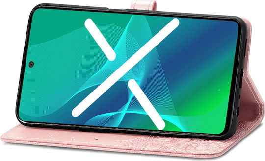 Erbord Buchen Sie Synthetisches Leder / Kunststoff / Silikon Rosa (Galaxy M53 5G)