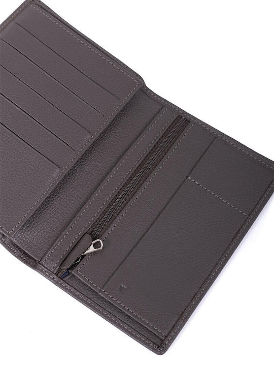 Δερμάτινο Ανδρικό Πορτοφόλι Καρτών με RFID Καφέ