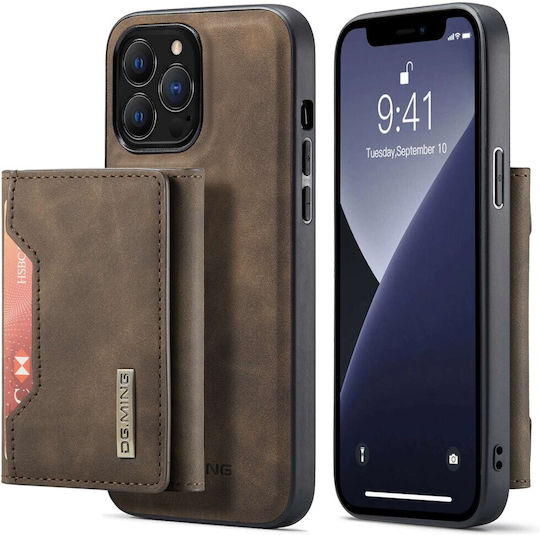 DG.MING Wallet Δερματίνης / Σιλικόνης / Πλαστικό Καφέ (iPhone 14 ProXiaomi 14 Pro)