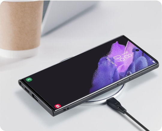 DG.MING Портмоне Изкуствена кожа / Силикон / Пластмаса Кафяв (Galaxy S23 Ultra)