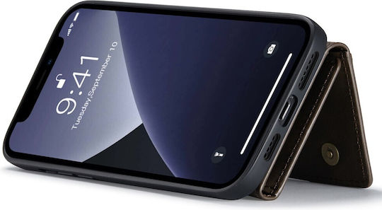 DG.MING Wallet Δερματίνης / Σιλικόνης / Πλαστικό Καφέ (iPhone 14 ProXiaomi 14 Pro)