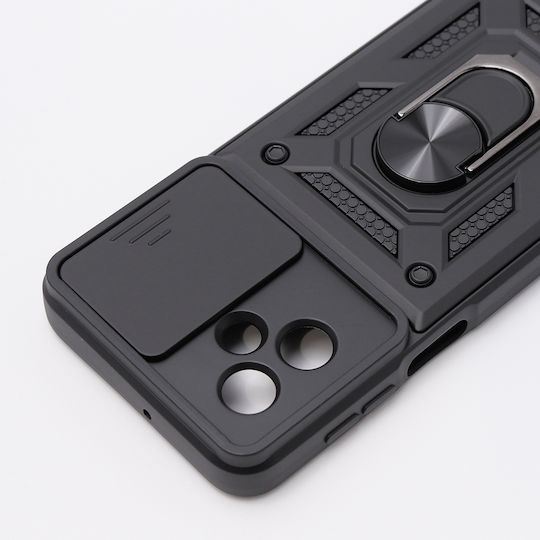 Motorola Umschlag Rückseite Metallisch Schwarz (Motorola Moto G54 5G)