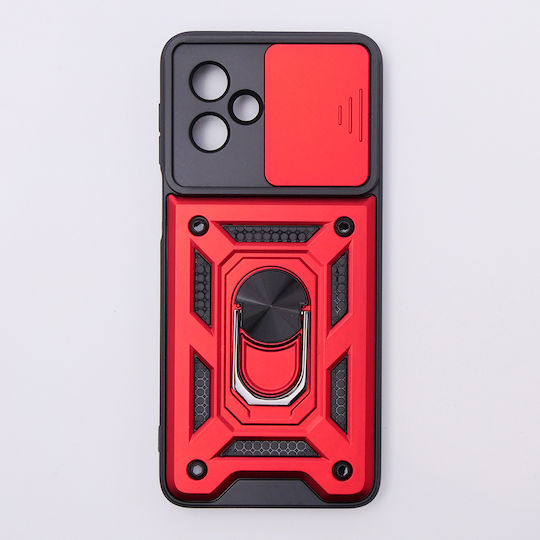 Motorola Back Cover Μεταλλικό Κόκκινο (Motorola Moto G54 5G)