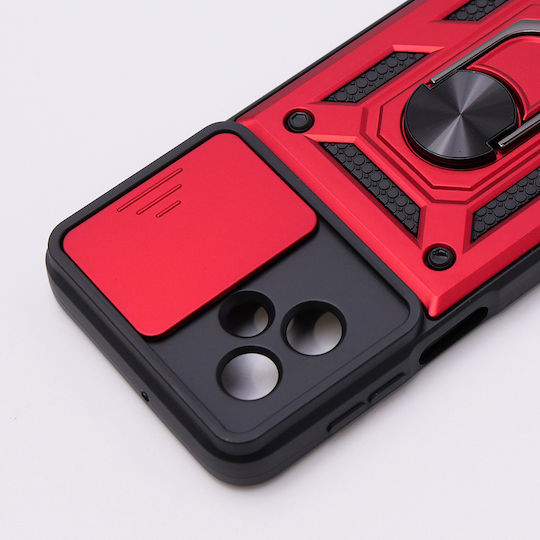 Motorola Back Cover Μεταλλικό Κόκκινο (Motorola Moto G54 5G)