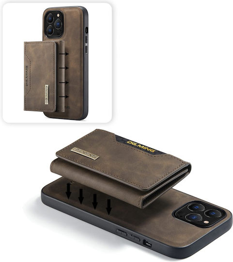 DG.MING Wallet Δερματίνης / Σιλικόνης / Πλαστικό Καφέ (iPhone 14 ProXiaomi 14 Pro)
