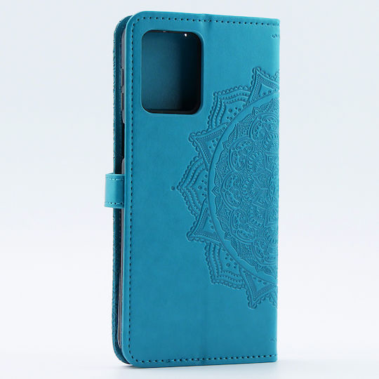 Motorola Mandala Книга Изкуствена кожа / Пластмаса / Силикон Син (Motorola Moto G54 5G)
