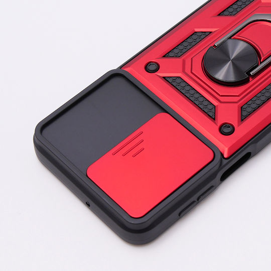Motorola Back Cover Μεταλλικό Κόκκινο (Motorola Moto G54 5G)